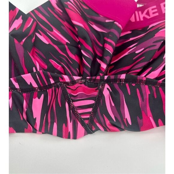 Nike Pro Dri-Fit pink camo crop leggings size M - Picture 4 of 8